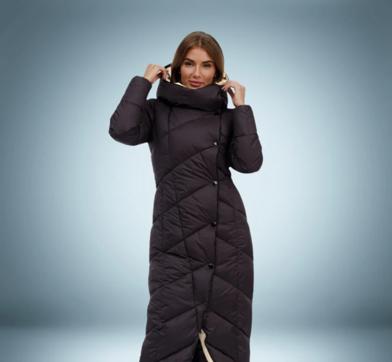 Parka avec Fermeture À Boutons pour Femme | Idéal pour L’Hiver