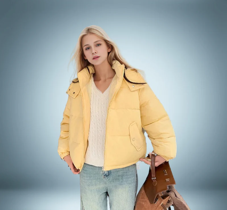Doudoune avec Capuche pour Femme | Idéale pour la Saison Froide