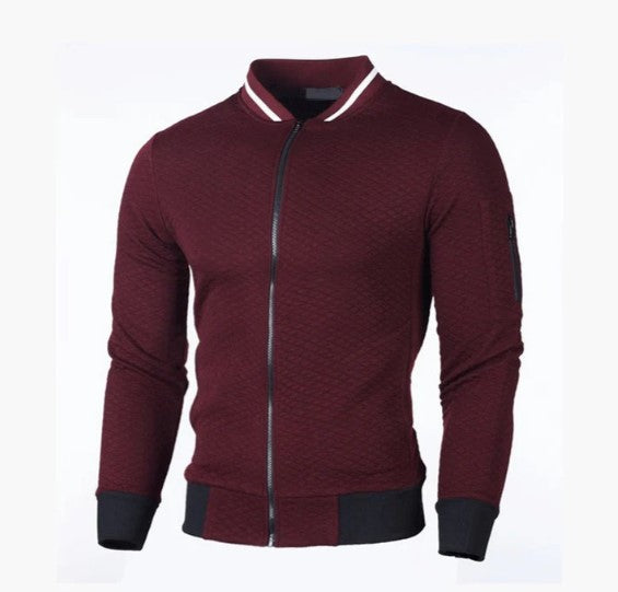 Sweatshirt Homme avec Fermeture Éclair et Col Montant | Idéal pour un Usage Quotidien