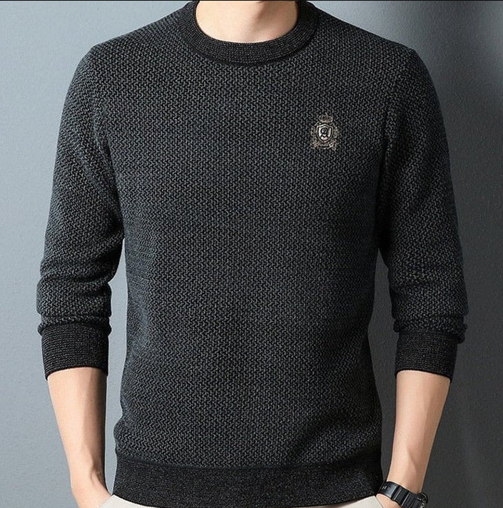 Pull Tricoté à Coupe Régulière pour Homme | Idéal pour l’Automne et l’Hiver