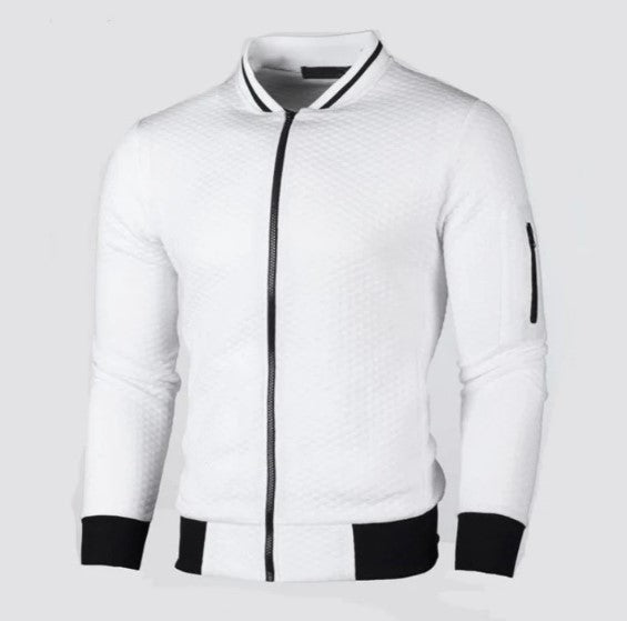 Sweatshirt Homme avec Fermeture Éclair et Col Montant | Idéal pour un Usage Quotidien