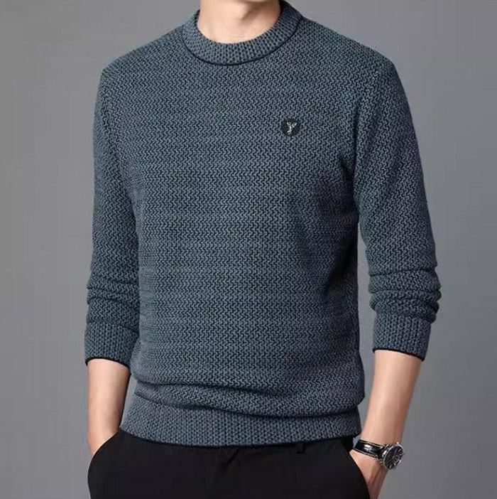 Pull Tricoté à Coupe Régulière pour Homme | Idéal pour l’Automne et l’Hiver