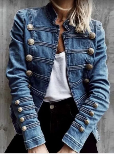 Veste Courte À Coupe Classique pour Femme | Idéale pour La Mi-Saison