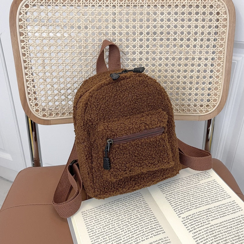 Sac À Dos Compact avec Poche Zippée Et Bretelles Réglables pour Femme | Idéal pour L’Usage Quotidien