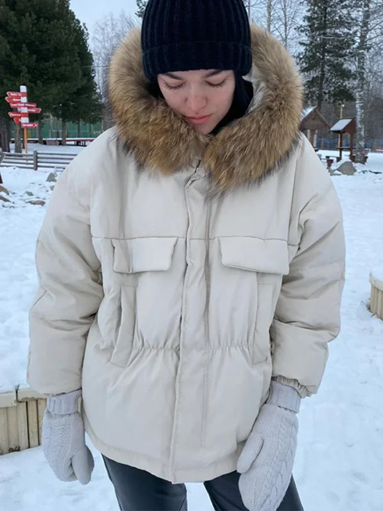 Manteau Long avec Capuche pour Femme | Idéal pour L’Hiver