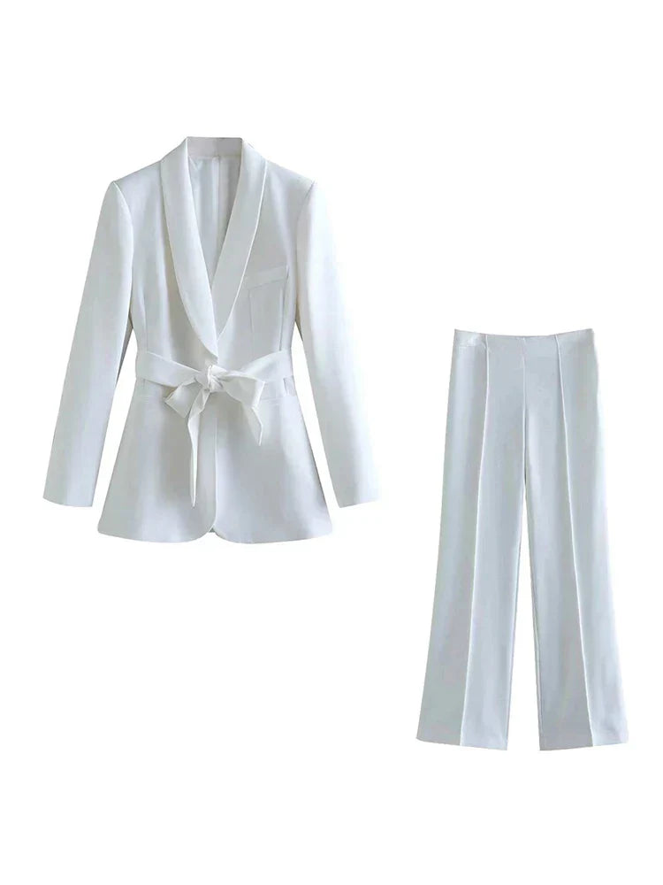 Ensemble Deux Pièces avec Haut Et Pantalon pour Femme | Idéal pour Toutes Saisons