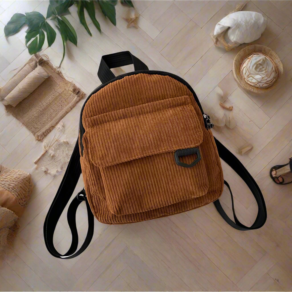 Sac À Dos Compact avec Poche Zippée Et Bretelles Réglables pour Femme | Idéal pour L’Usage Quotidien