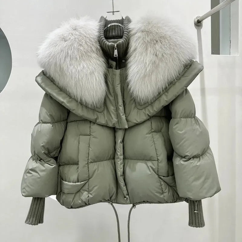Doudoune Longue avec Rembourrage et Fermeture Zippée pour Femme | Idéale pour l’Hiver