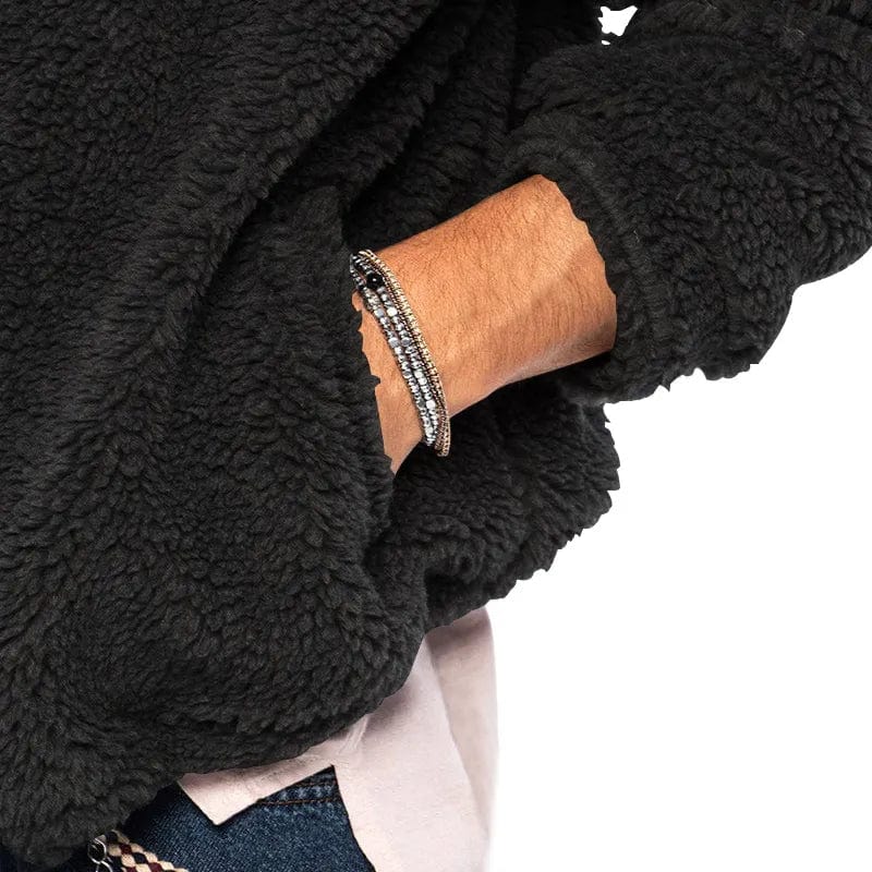 Veste Zippée avec Capuche et Poche sur Manche pour Adultes | Idéale pour l’Hiver