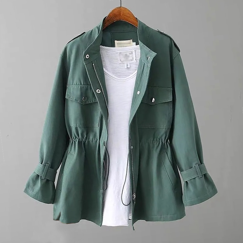 Trench-Coat Long à Double Boutonnage avec Ceinture pour Femme | Idéal pour l’Automne