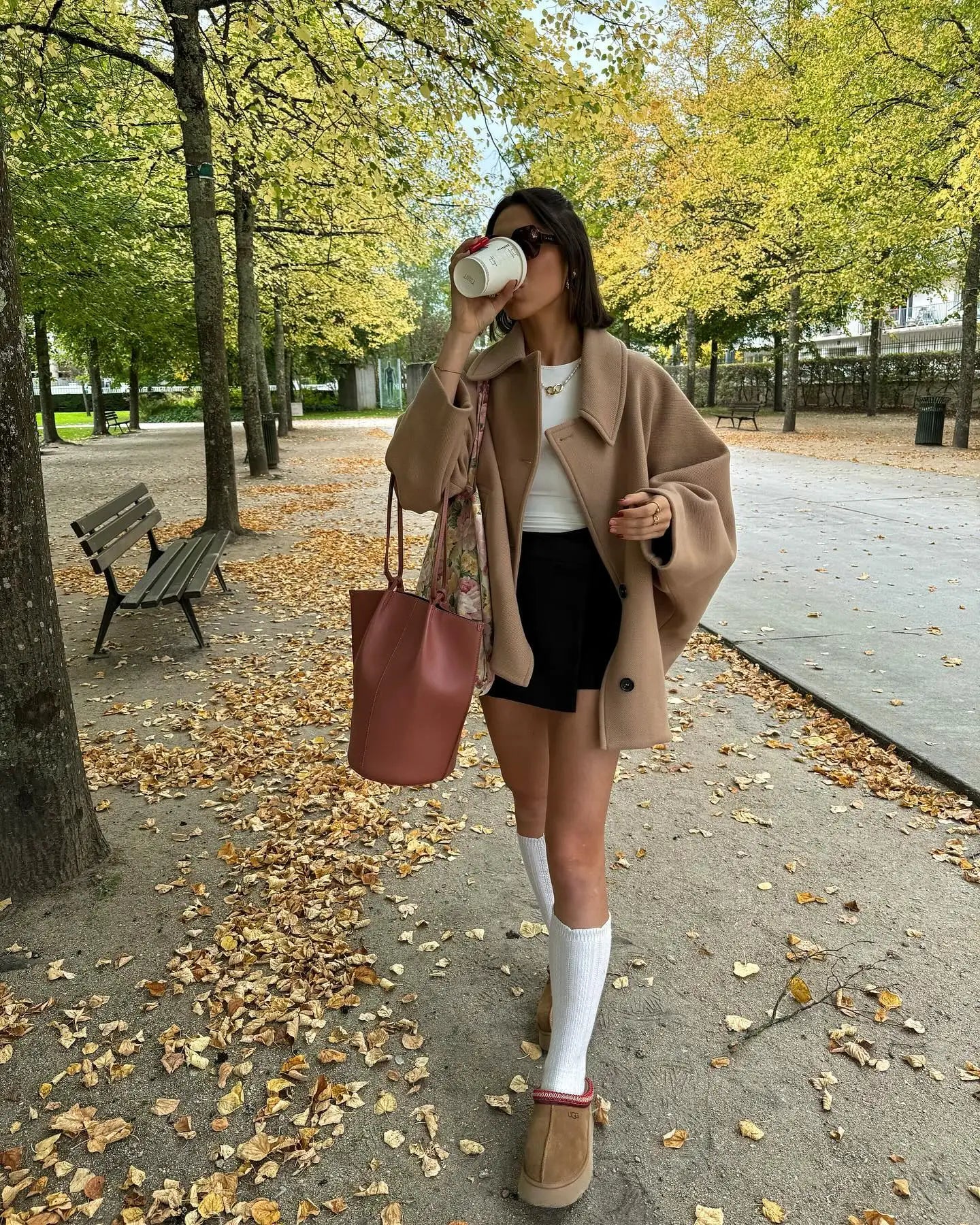 Manteau d’Hiver Oversize avec Grandes Boutons pour Femme | Idéal pour Temps Froid