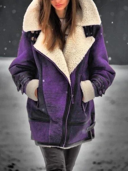 Manteau avec Col Oversize et Poches pour Femmes | Idéal pour l’Hiver