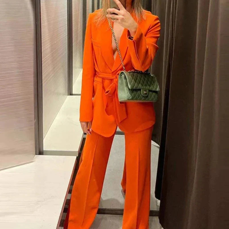Ensemble Deux Pièces avec Haut Et Pantalon pour Femme | Idéal pour Toutes Saisons