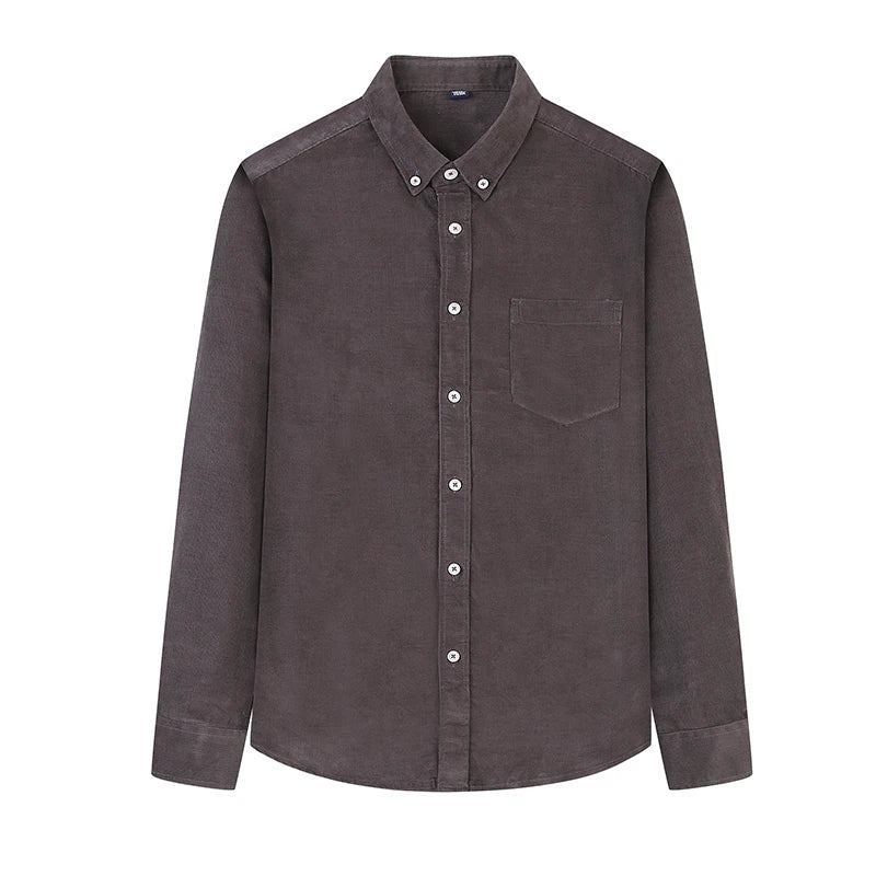 Chemise À Rayures Bleues avec Poche pour Hommes | Idéale pour Usage Quotidien