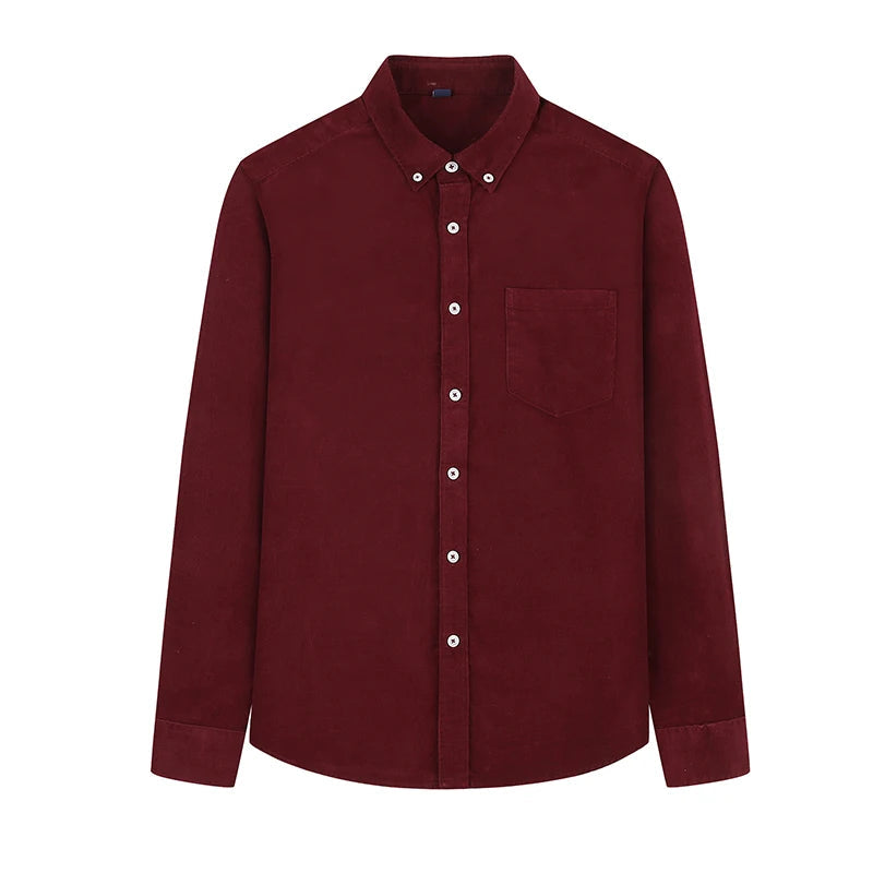 Chemise À Rayures Bleues avec Poche pour Hommes | Idéale pour Usage Quotidien