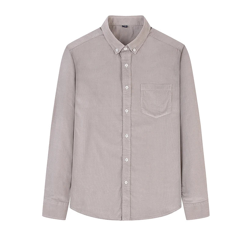 Chemise À Rayures Bleues avec Poche pour Hommes | Idéale pour Usage Quotidien