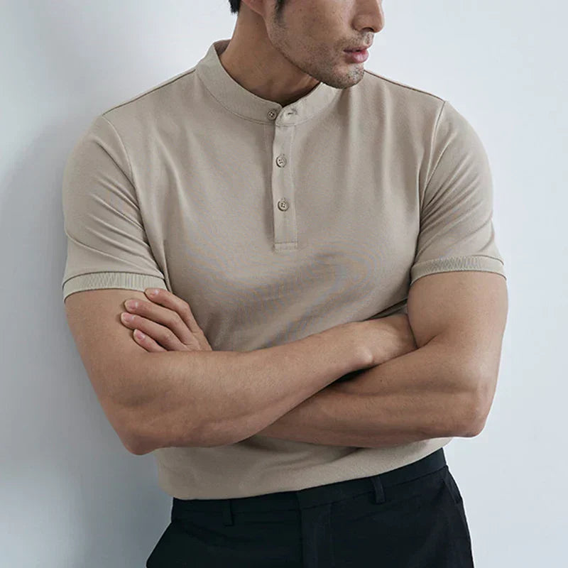Chemise À Manches Courtes avec Col pour Hommes | Idéale pour Usage Quotidien