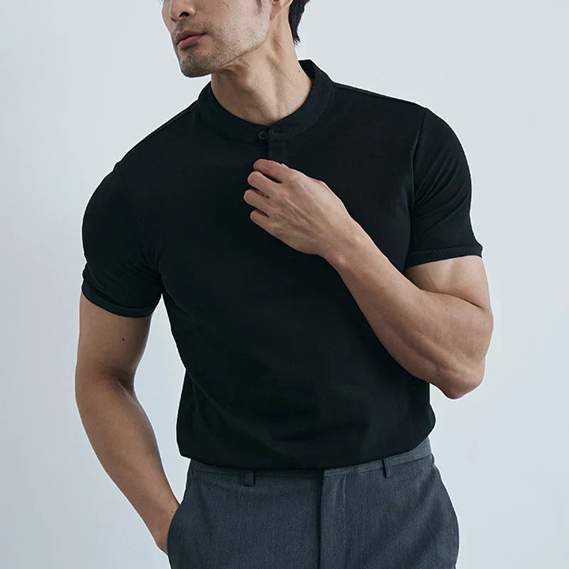 Chemise À Manches Courtes avec Col pour Hommes | Idéale pour Usage Quotidien