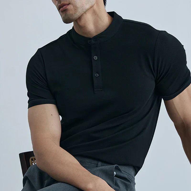 Chemise À Manches Courtes avec Col pour Hommes | Idéale pour Usage Quotidien