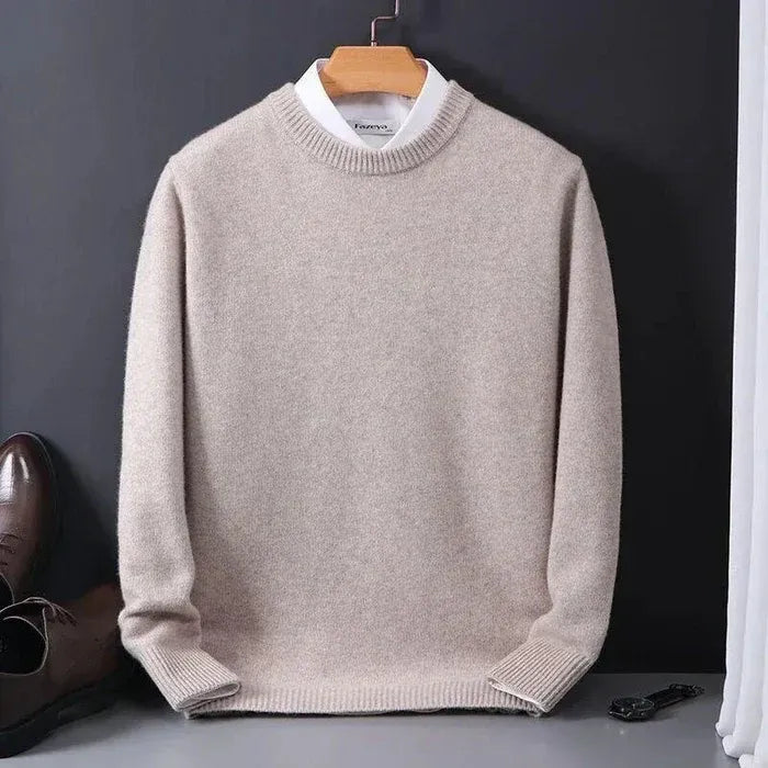 Pull ample à col rond pour homme | Idéal pour les journées décontractées ou les environnements intérieurs