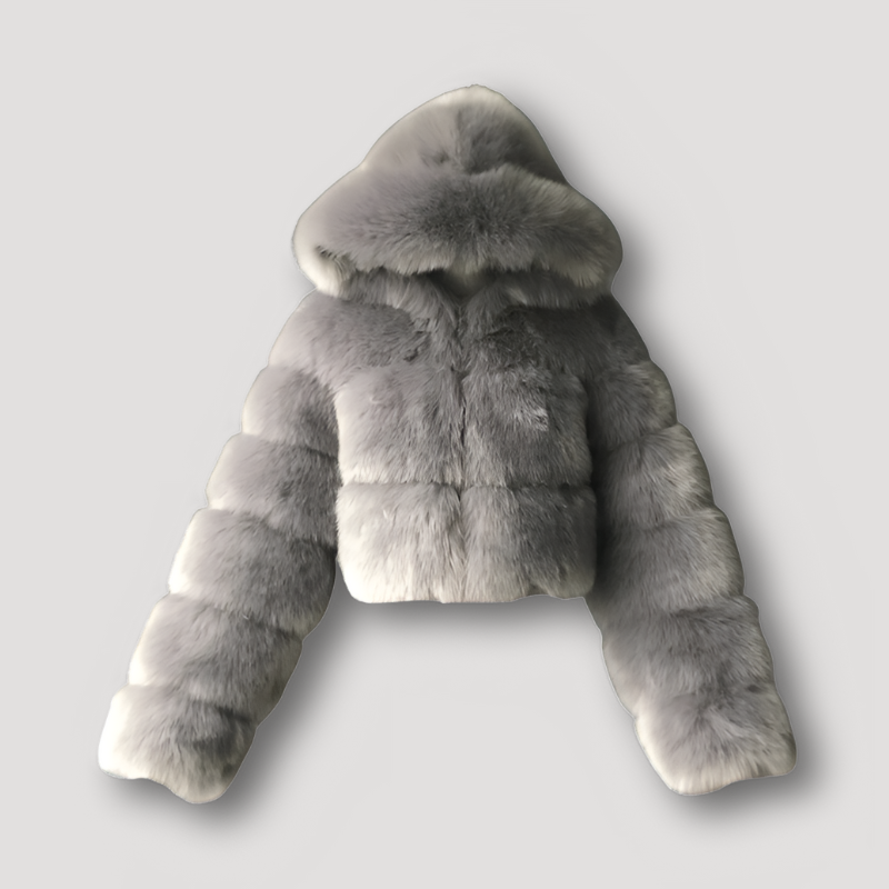 Veste Courte à Capuche avec Fermeture Zippée pour Femmes | Idéale pour l’Automne et l’Hiver