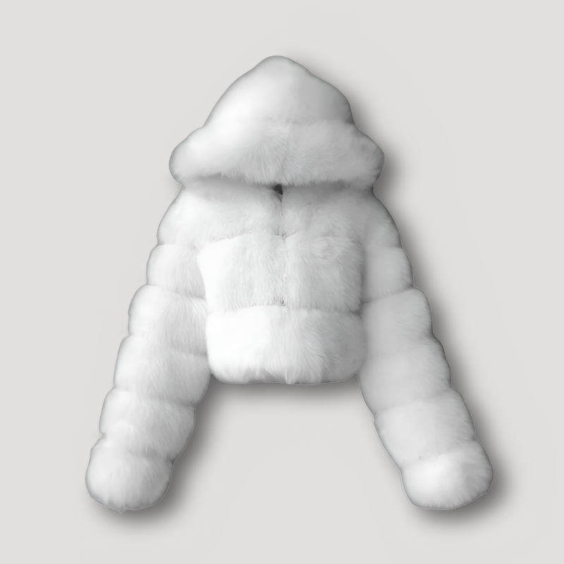 Veste Courte à Capuche avec Fermeture Zippée pour Femmes | Idéale pour l’Automne et l’Hiver