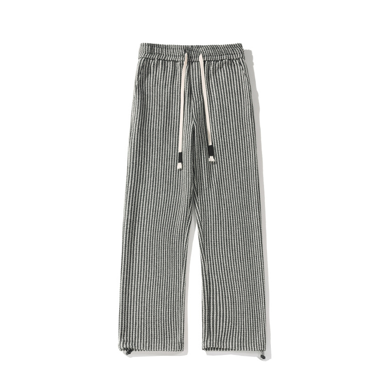Pantalon À Motif Chevron Avec Coupe Ample pour Adultes | Idéal pour un Usage Quotidien