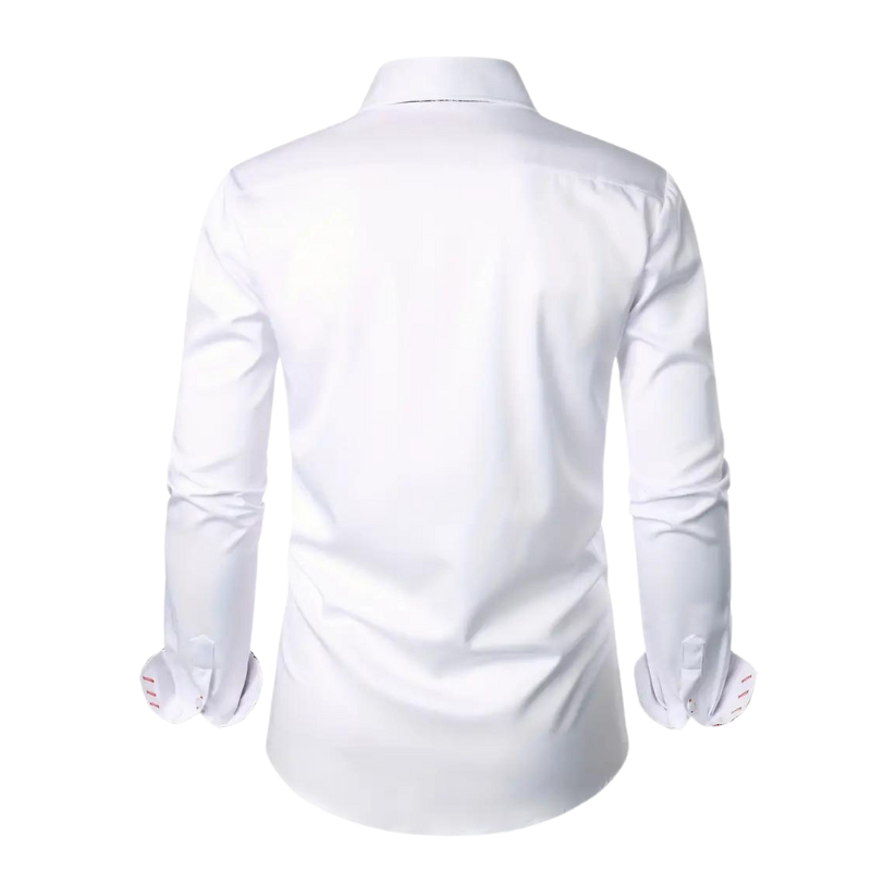 Chemise Longue À Col Classique avec Manches Longues pour Homme | Idéale pour Bureau Et Sorties