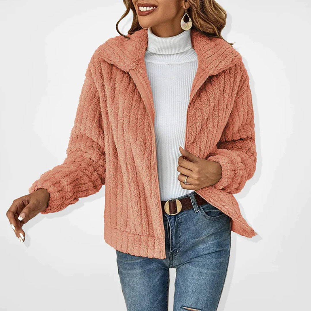 Gilet Long avec Col Montant pour Femme | Idéal pour Automne et Journées Fraîches