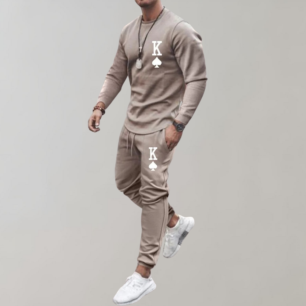 Survêtement avec Motif Imprimé pour Homme | Idéal pour Le Sport Et Les Loisirs