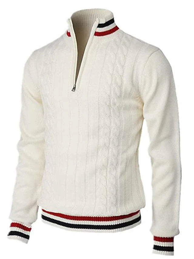 Pull Zippé à Manches Longues pour Homme | Idéal pour un Usage Quotidien