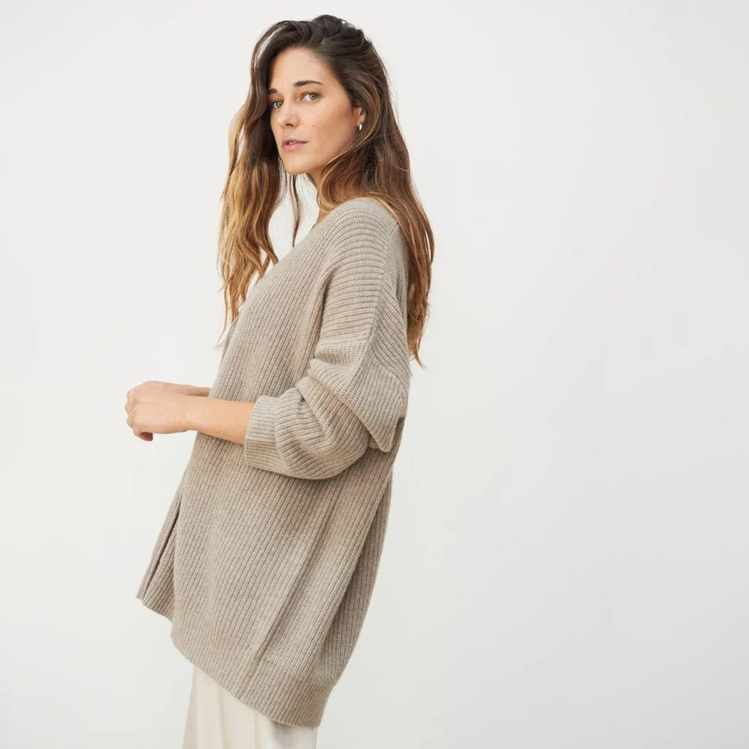 Gilet Long avec Coupe Ample pour Femmes | Idéal pour l'Automne et l'Hiver