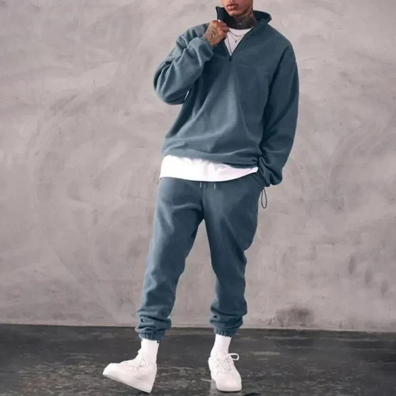 Ensemble de Survêtement pour Homme avec Haut et Pantalon Coordonnés | Idéal pour le Sport et les Loisirs