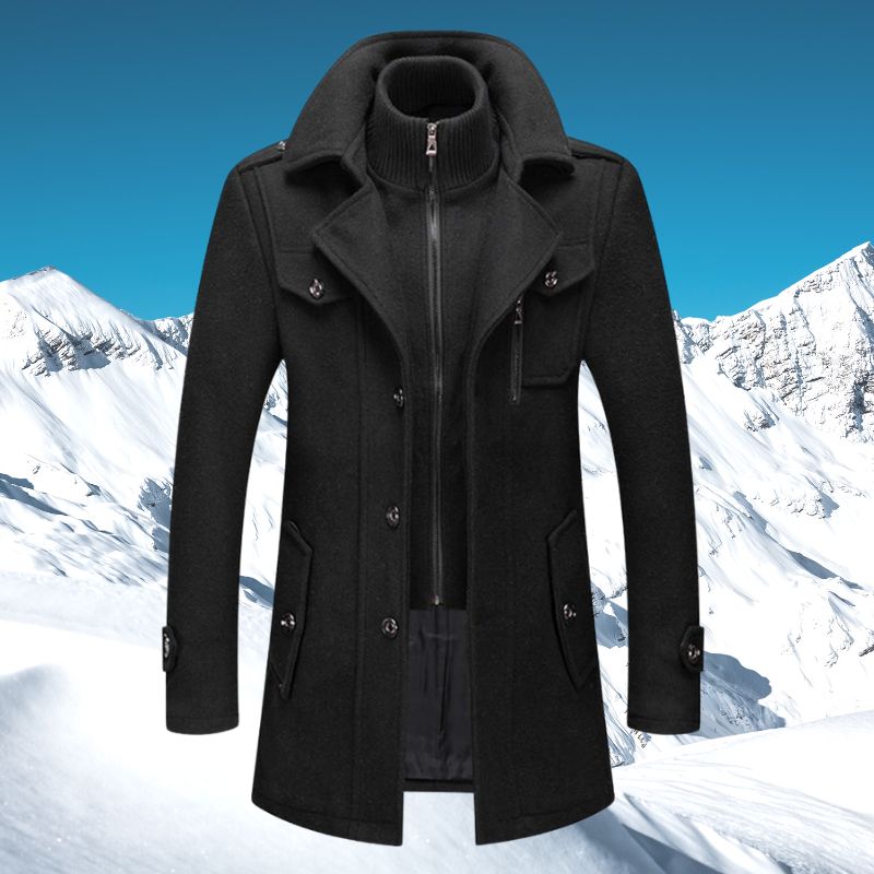 Veste Ajustée avec Fermeture Zippée pour Hommes | Idéale pour l'Hiver