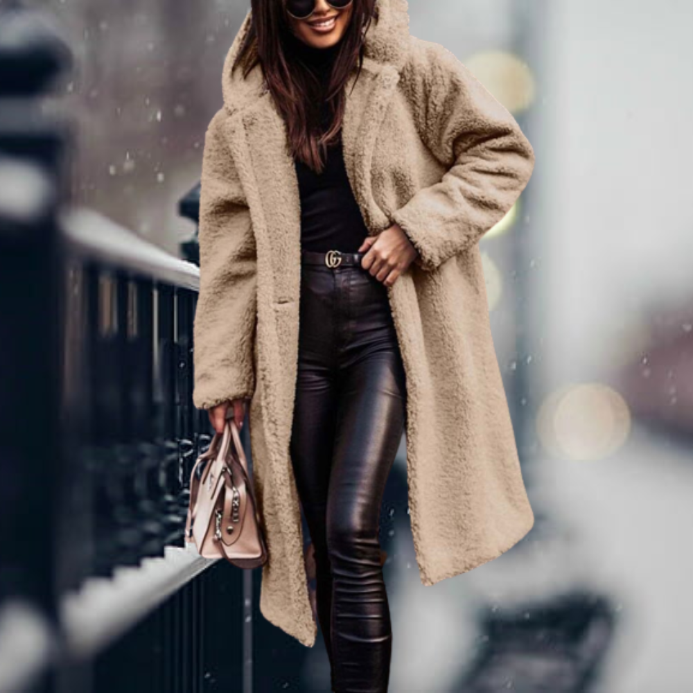 Manteau Long avec Capuche et Coupe Oversize pour Femme | Idéal pour l’Hiver