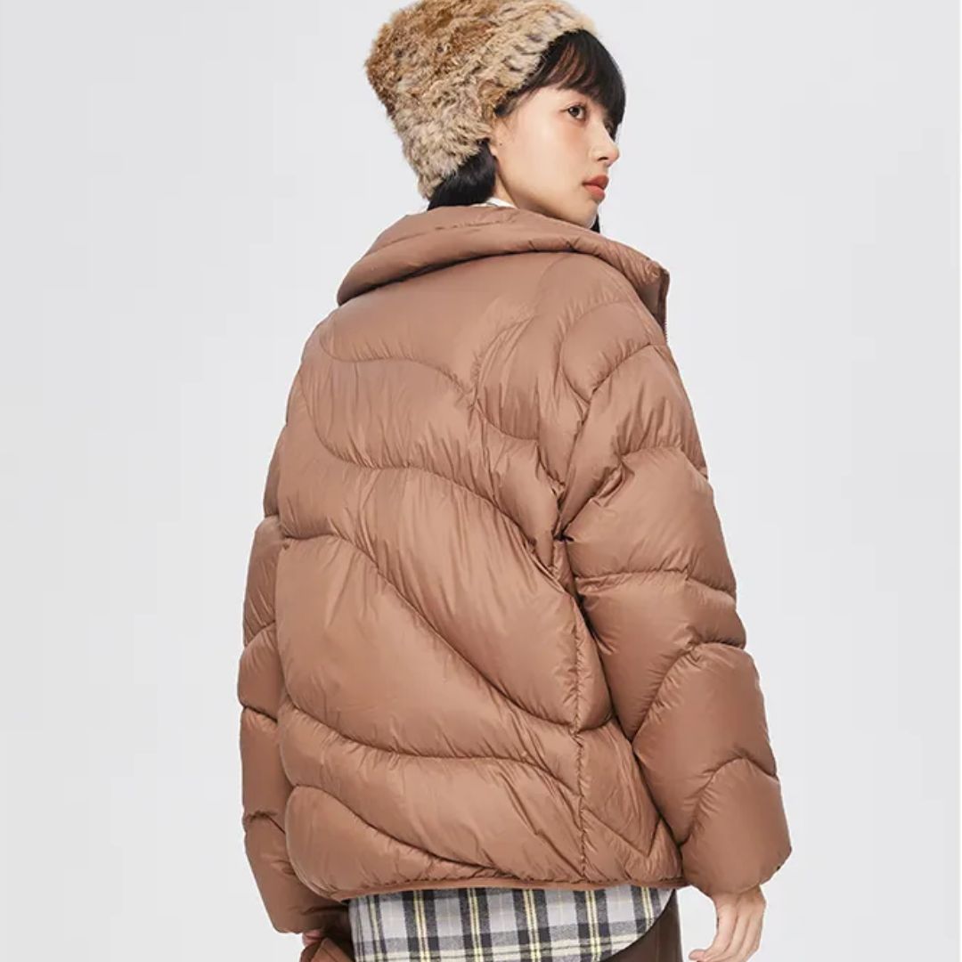 Doudoune Légère avec Col Classique pour Femmes | Idéale pour la Saison Hivernale
