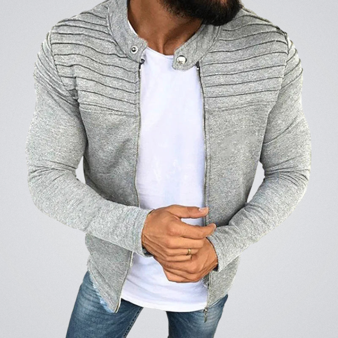 Veste Slim Fit avec Épaules Structurées pour Homme | Idéale pour Tenue Décontractée ou Semi-Formelle
