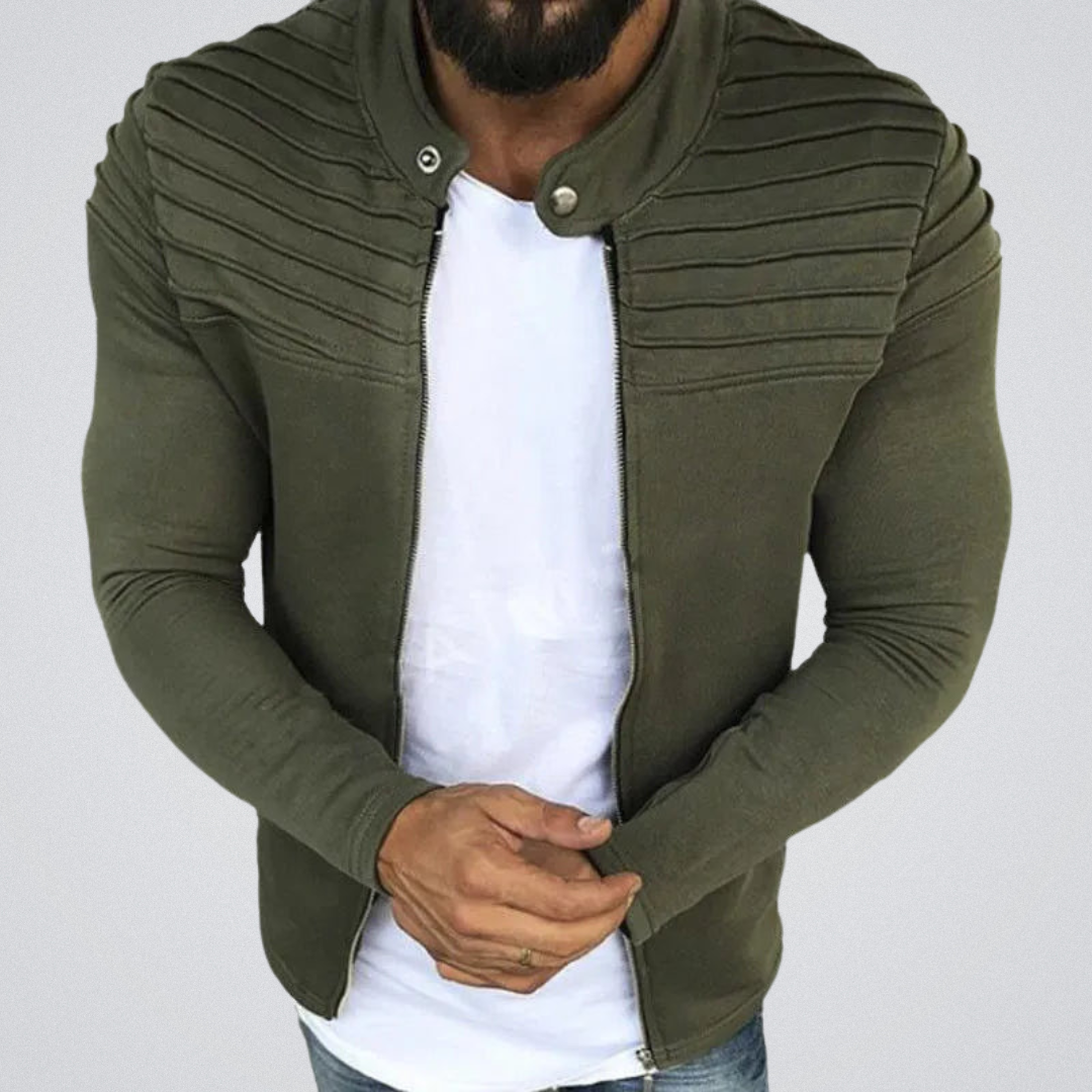 Veste Slim Fit avec Épaules Structurées pour Homme | Idéale pour Tenue Décontractée ou Semi-Formelle