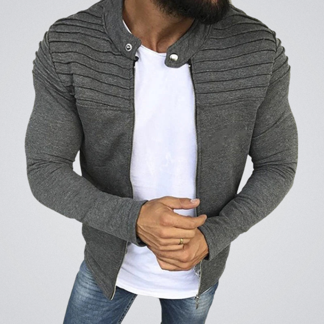 Veste Slim Fit avec Épaules Structurées pour Homme | Idéale pour Tenue Décontractée ou Semi-Formelle