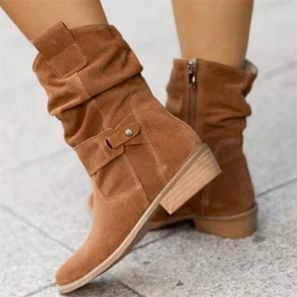 Bottes Décontractées à Petit Talon pour Femmes | Idéales pour un Usage Quotidien