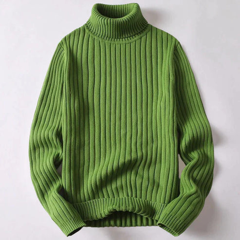 Pull à col roulé pour homme | Coupe régulière | Idéal pour l’automne et l’hiver