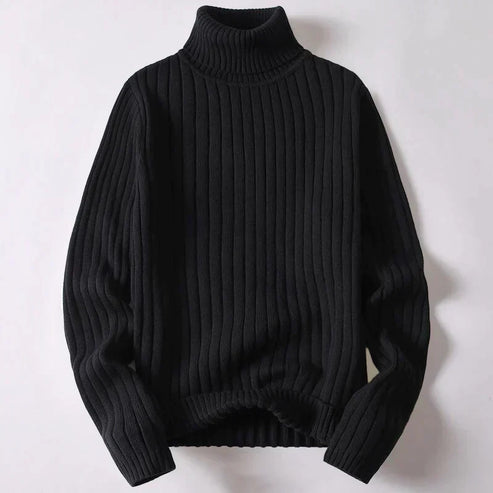 Pull à col roulé pour homme | Coupe régulière | Idéal pour l’automne et l’hiver