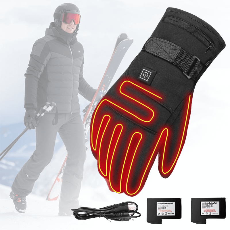 Gants Chauffants Électriques avec Réglage De Température pour Hommes Et Femmes | Idéals pour Les Activités Extérieures