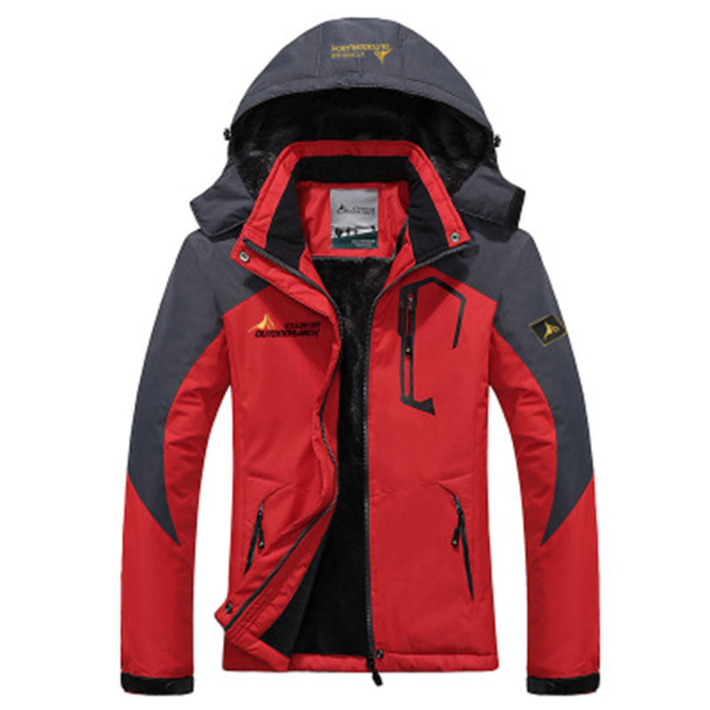 Veste d’Hiver avec Capuche Amovible et Fermeture Zippée pour Homme | Idéale pour Temps Froid