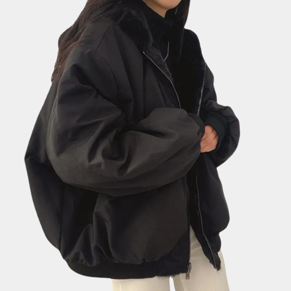 Veste Courte avec Capuche et Doublure pour Femme | Idéale pour l’Hiver