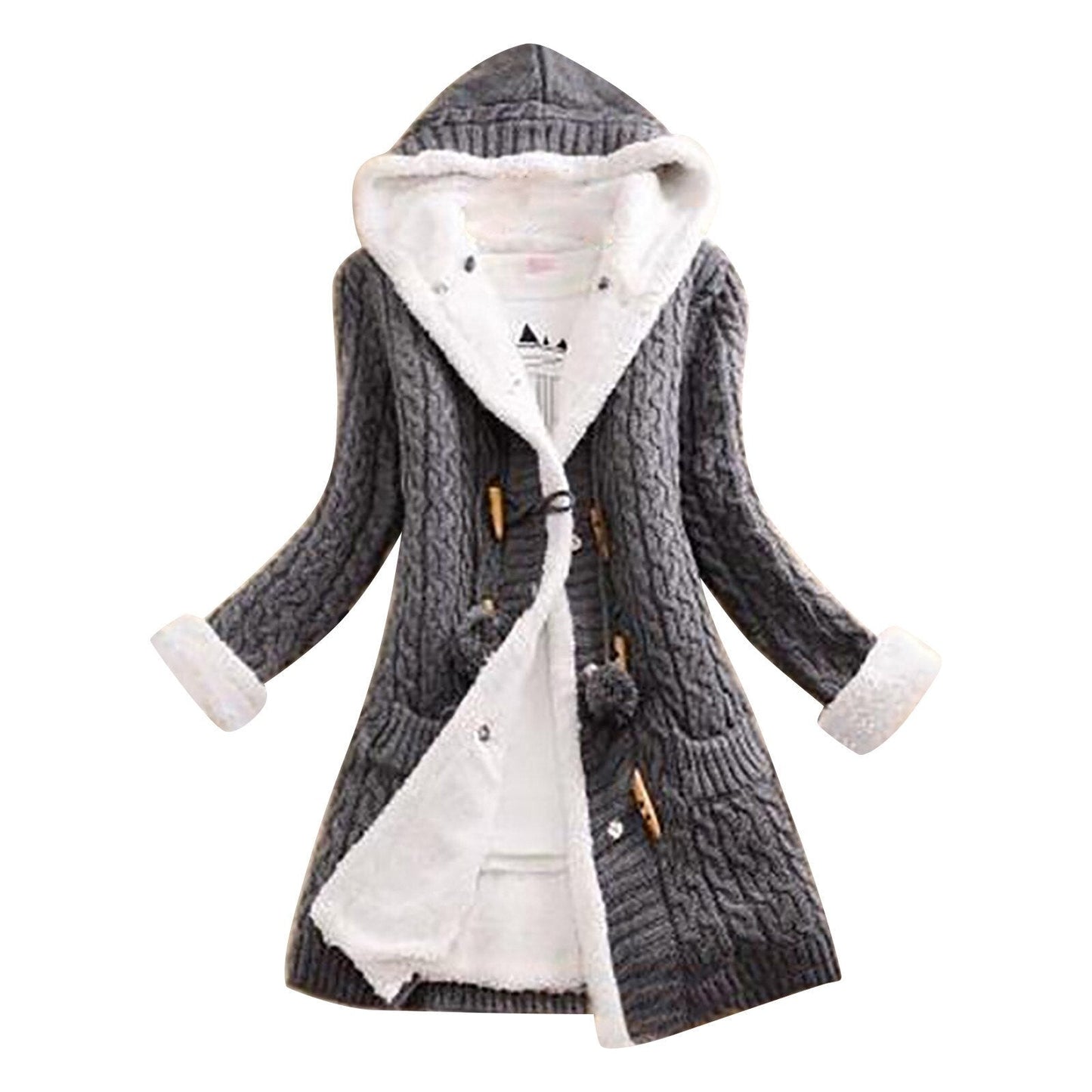 Manteau D’Hiver avec Capuche Et Doublure Intégrée pour Femme | Idéal pour La Saison Froide