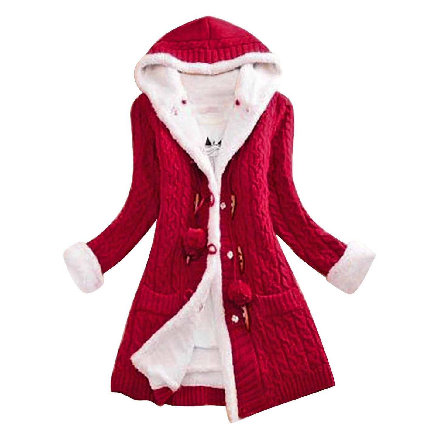 Manteau D’Hiver avec Capuche Et Doublure Intégrée pour Femme | Idéal pour La Saison Froide
