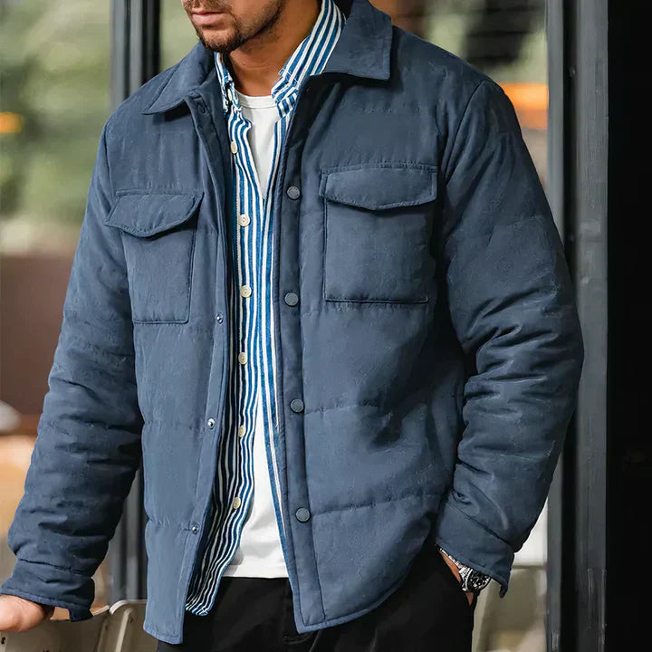 Veste D’Hiver Vintage avec Fermeture Zippée pour Adultes | Idéale pour La Saison Froide