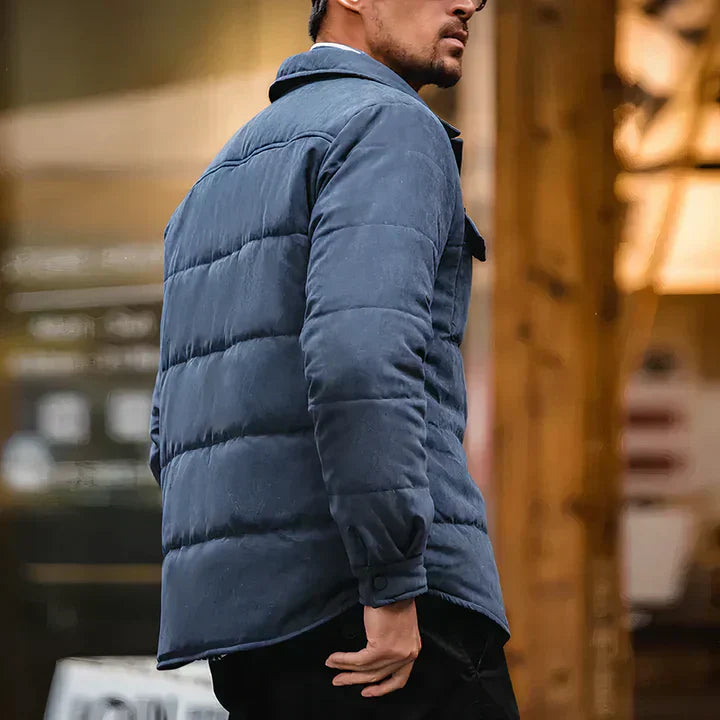 Veste D’Hiver Vintage avec Fermeture Zippée pour Adultes | Idéale pour La Saison Froide