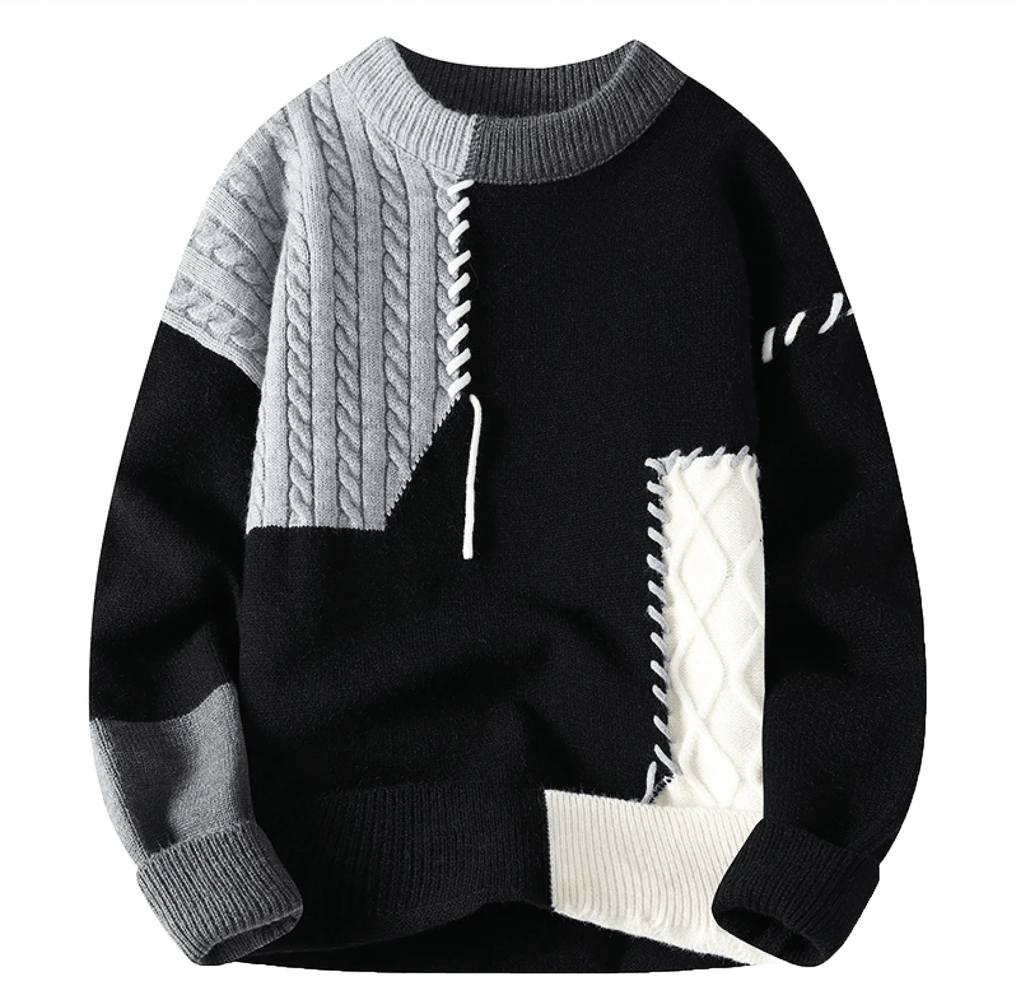 Tricot à Motifs pour Hommes avec Coupe Ajustée | Idéal pour l’Automne et l’Hiver